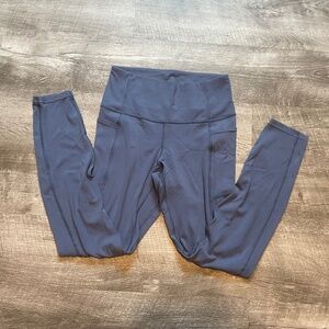 Patagonia Women's Maipo 7/8 Stash Tights Utility Blue Size Small EUC